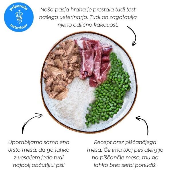 Ely hipoalergena mokra pasja hrana z jagnjetino (premium formula brez pšeničnega glutena in piščančjega mesa) - 400 g - Image 3
