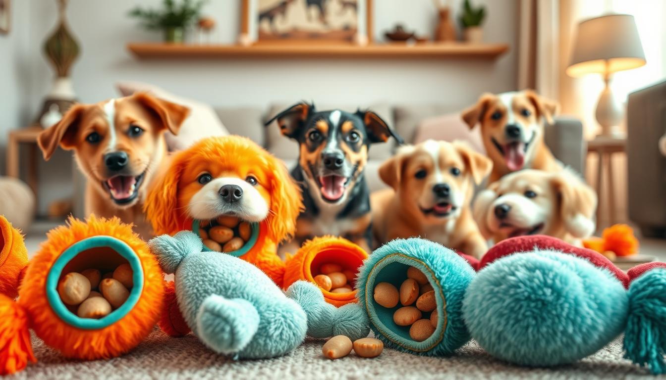 igrače s skritimi priboljški za pse