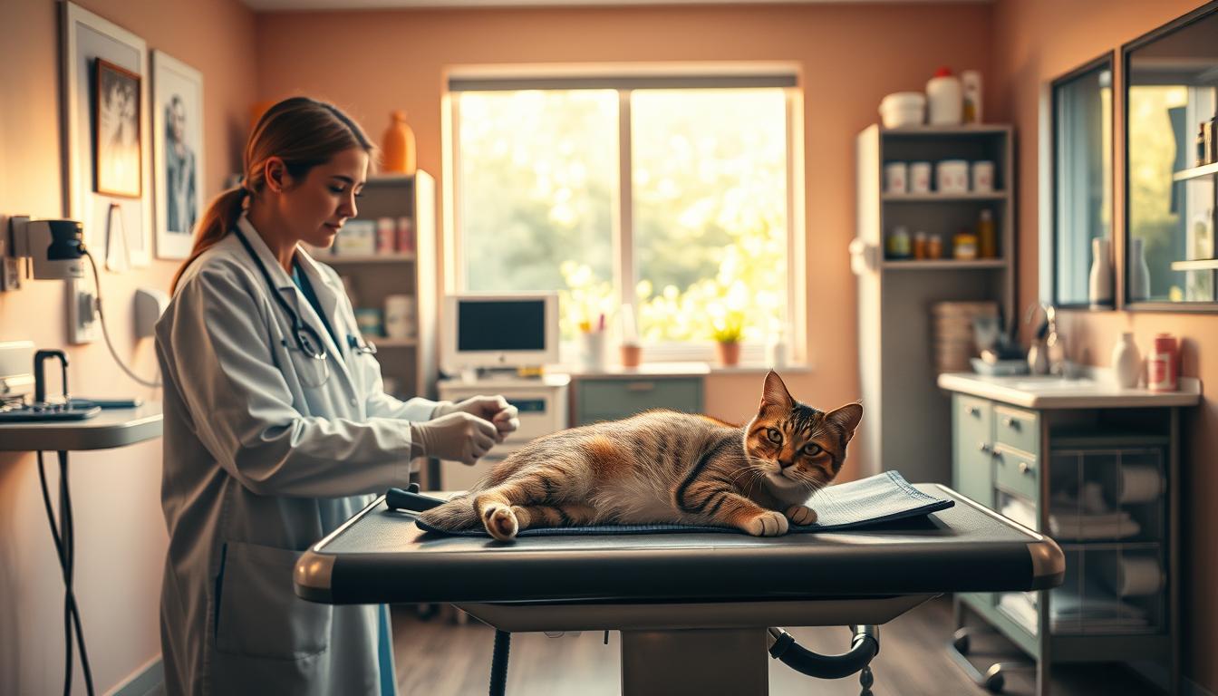 letni veterinarski pregled mačke