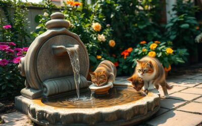 Uporaba fontane za pitje pri mačkah – Vse, kar moraš vedeti o tem!