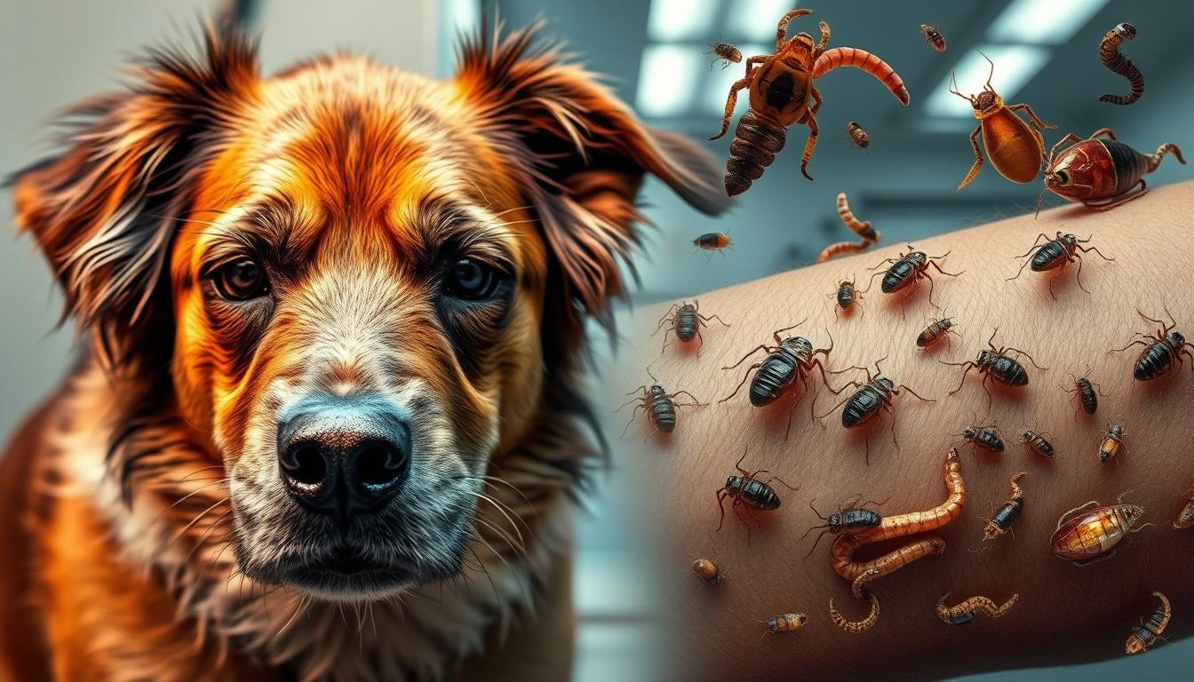 mesana-parazitska-okuzba-pri-psu mešana parazitska okužba pri psu