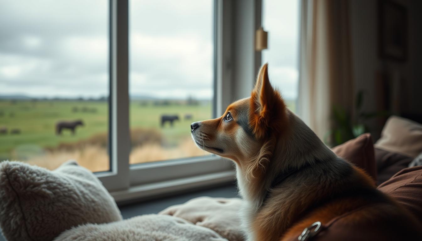 občutljivost na vremenske spremembe pri psu