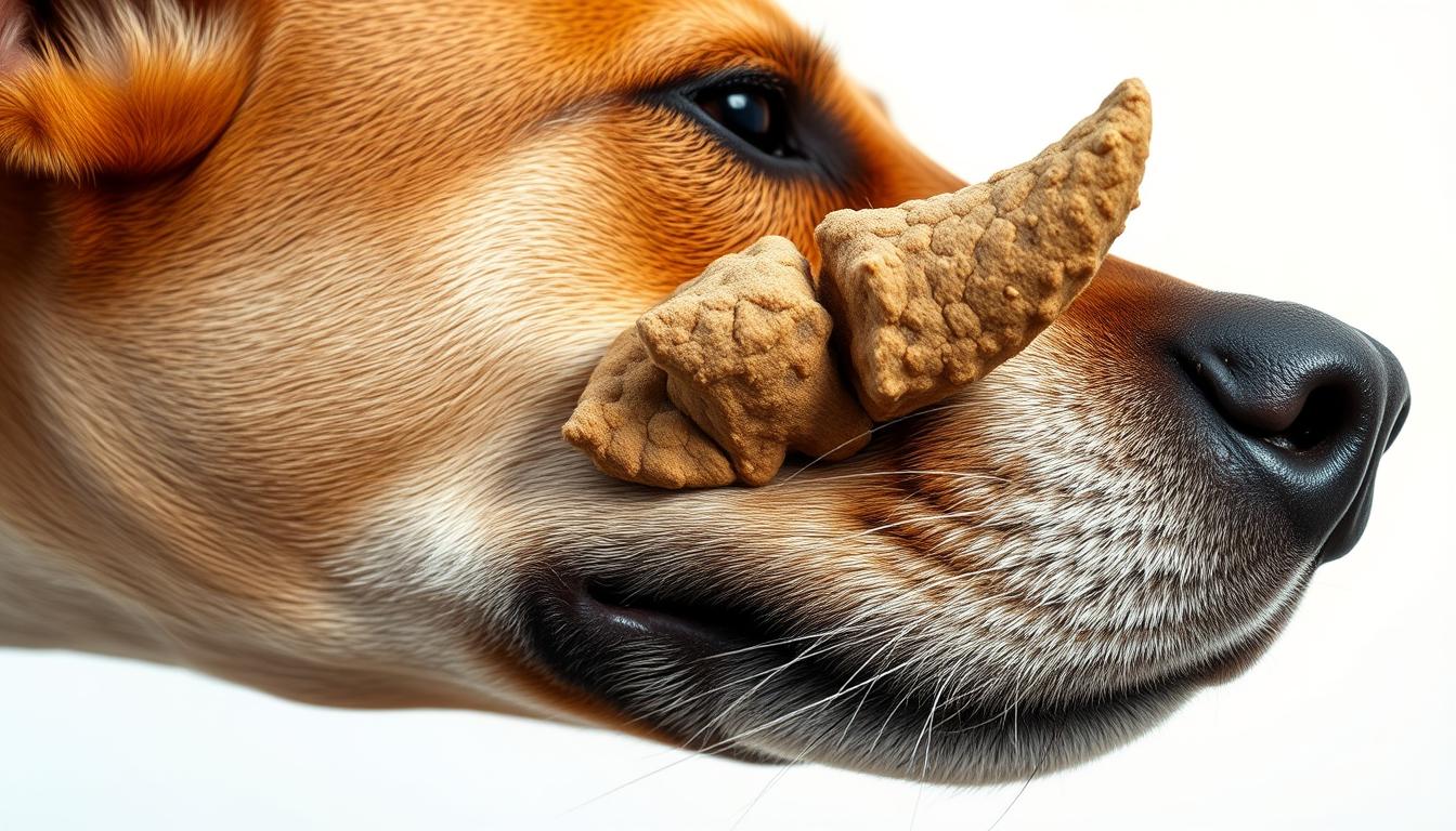 roženasta izrastlina pri psu (redka kožna sprememba)