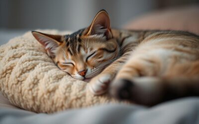 Mačji blog 23 Spodbujanje mirnega spanca pri mački – Vse, kar moraš vedeti o tem!