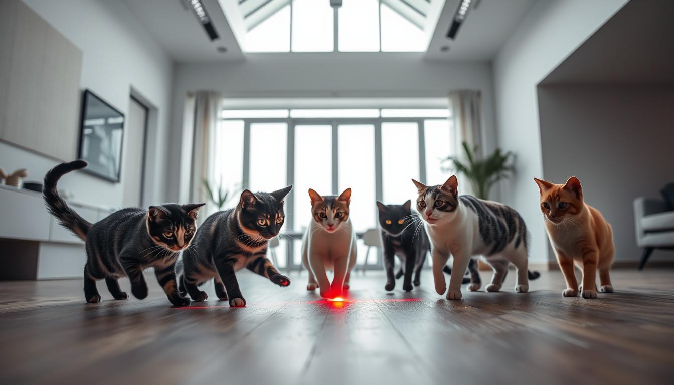vadba z laserjem za mačke