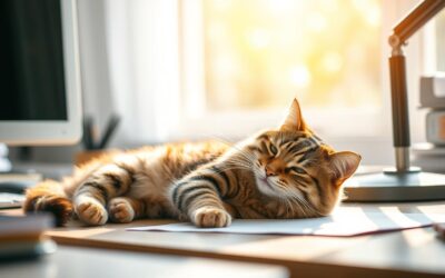 Mačji blog 24 Zmanjševanje stresa na delovnem mestu s pomočjo mačke – Vse, kar moraš vedeti o tem!