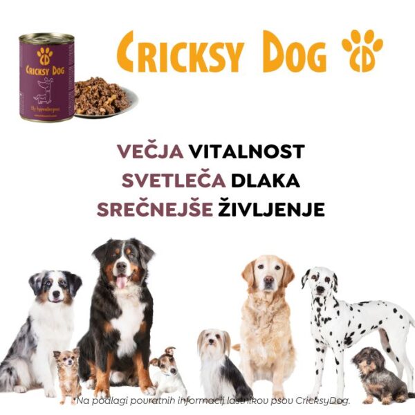 Ely hipoalergena mokra hrana za pse z govedino (premium formula brez pšeničnega glutena in piščančjega mesa) – 410 g - Slika 8