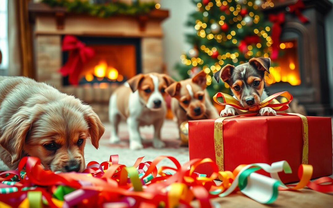 Božični papirji in psi – na kaj biti pozoren