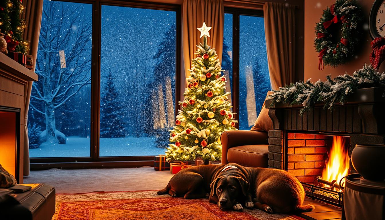 bozicni-spomin-s-psom božični spomin s psom