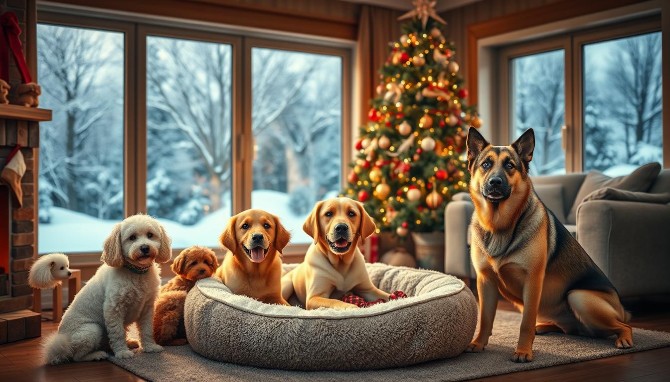 božični vonji za občutljivega psa