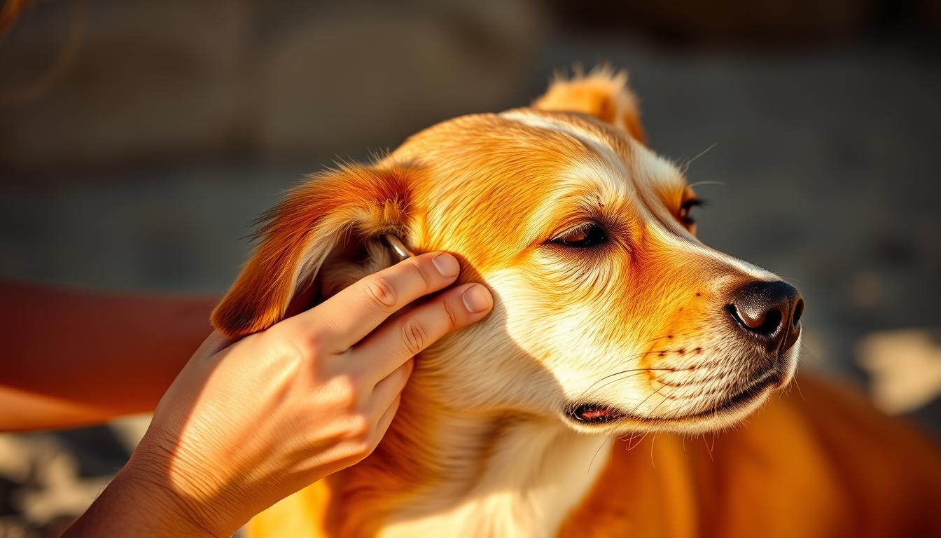 čiščenje pasjih ušes po plaži poletje