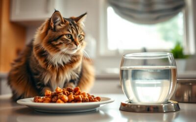 Mačke so nagnjene k dehidraciji – kako lahko pomaga hrana?
