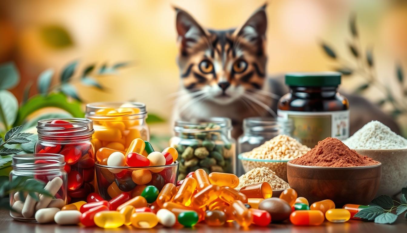 dodatki vitaminov za mačke – možnosti