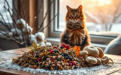 Mačji blog 17 Naravni ojačevalci imunskega sistema za mačke – kaj dati pozimi?