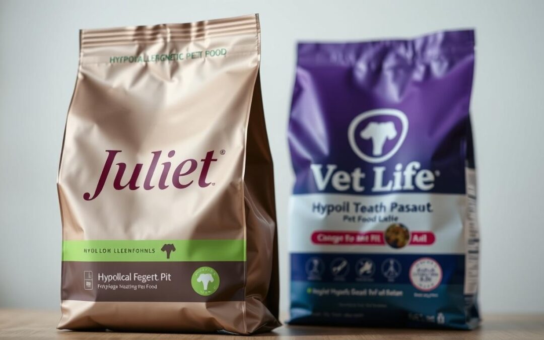 Test hipoalergene hrane – Juliet vs Vet Life