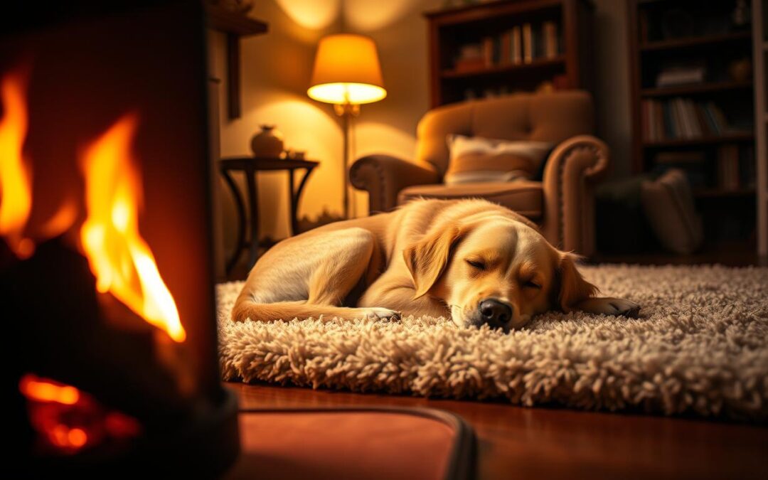 kamin in pes