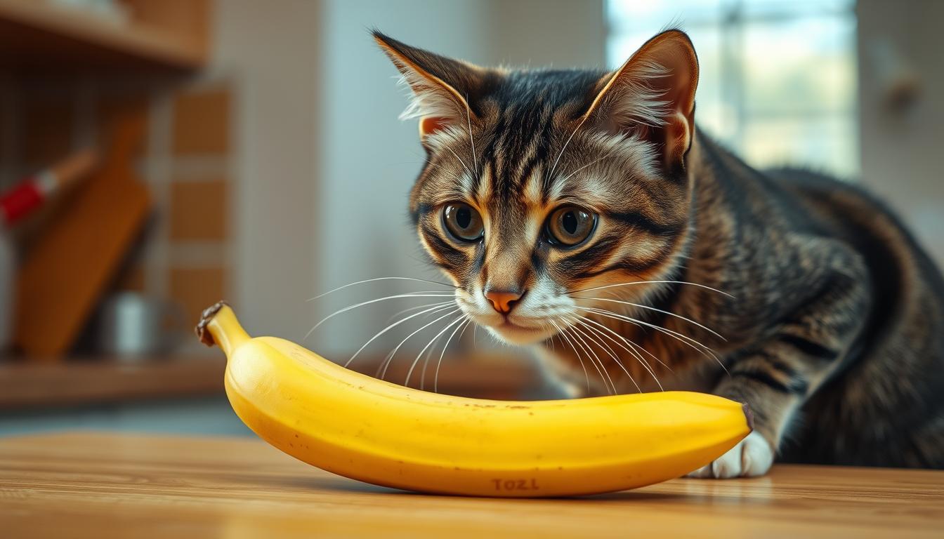 mačka banana