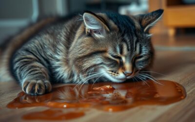 Mačji blog 20 Mačka bruha takoj po jedi – alergija ali kaj drugega?