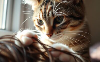 Mačji blog 17 Zakaj mi žveči lase?