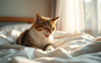 Mačji blog 22 Nenehno liže odejo – kaj to pomeni?