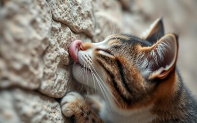 Mačji blog 23 Zakaj liže steno?