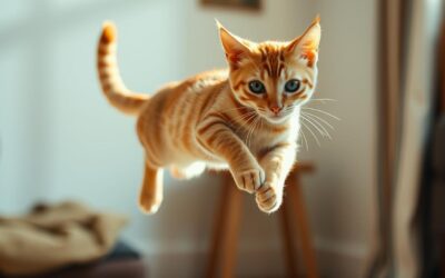 Zakaj mačka nenadoma skoči in začne teči naokrog?