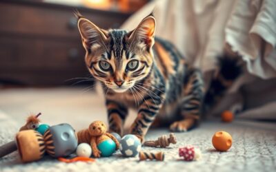 Mačji blog 18 Vedno znova odnese igrače pod posteljo – zakaj?