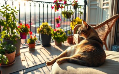 Varen poletni balkon – na kaj biti pozoren, če imaš mačko?