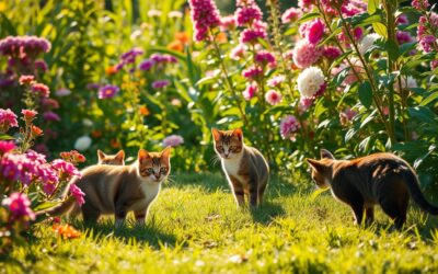 Mačke in poletno cvetje – pred čem jih zaščititi?