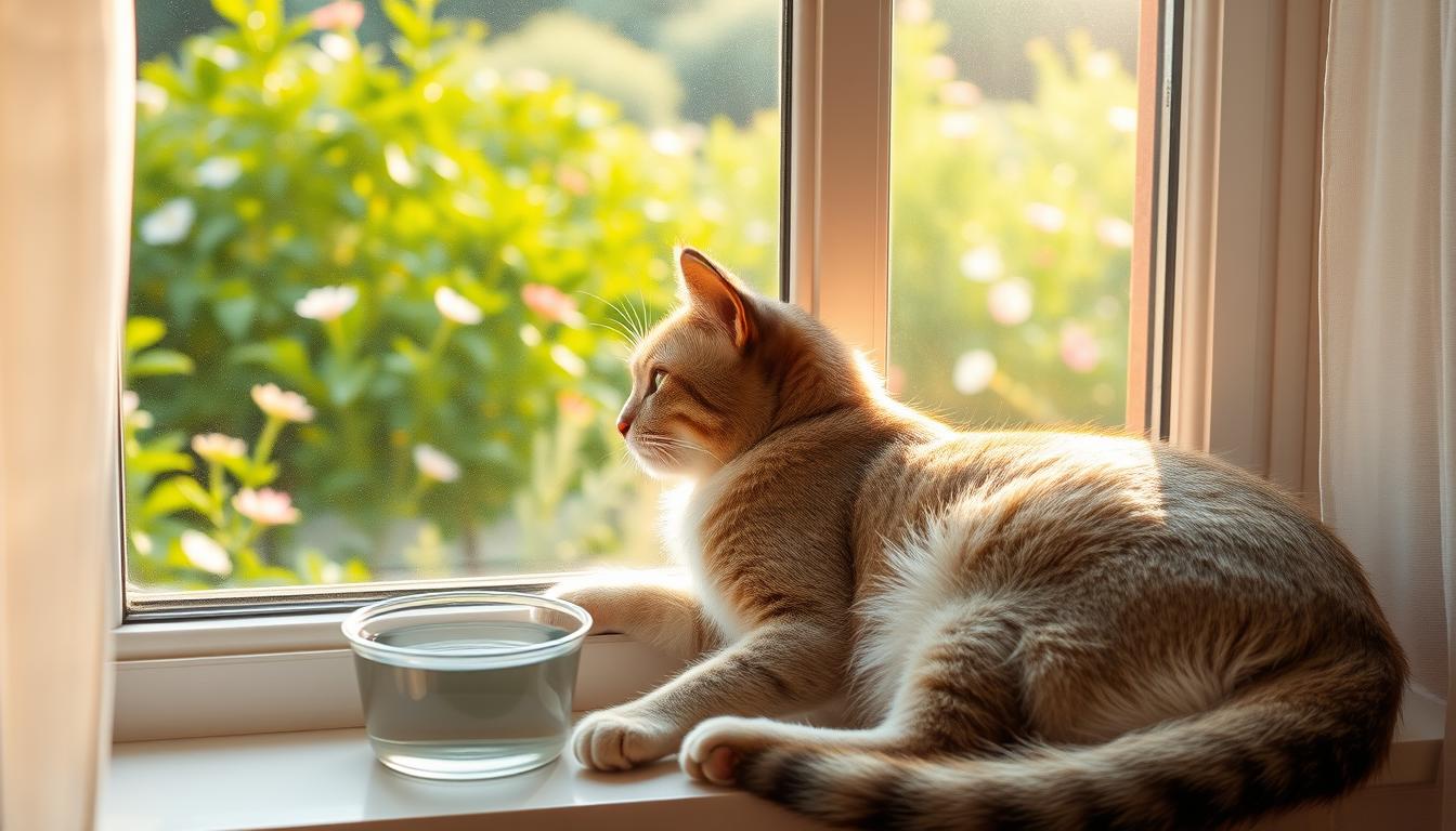 macka-poletje-hidracija mačka poletje hidracija