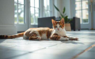 Mačji blog 20 Kako zagotoviti hladen pod za mačko v poletnih dneh?