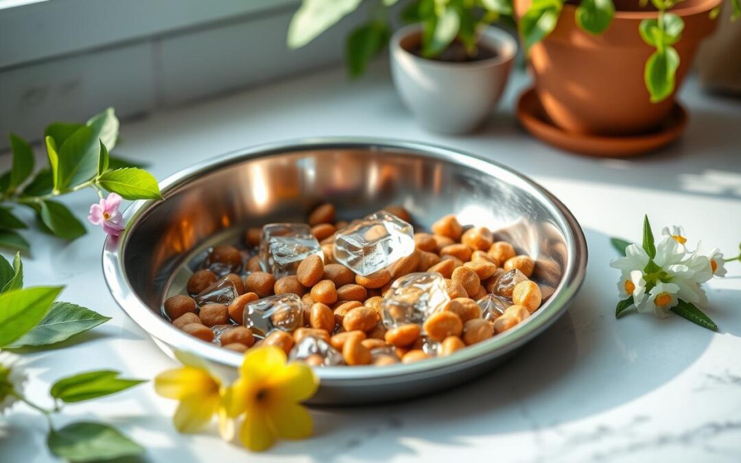 Kako ohladiti mačjo hrano v poletni vročini?