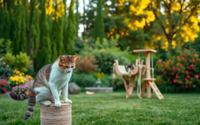 Mačji blog 23 Vrtna igra za mačke – le varno poleti