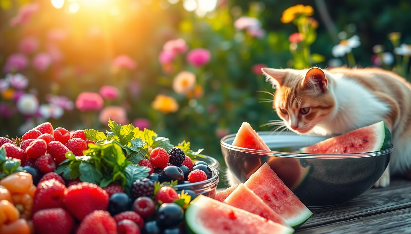 mačka poletje izbira hrane