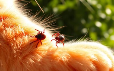 Ugriz klopa pri mački – kaj storiti poleti?