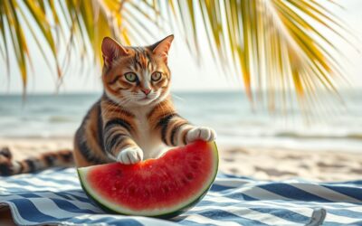 Mačji blog 21 Mačke in lubenica – varen prigrizek ali ne?