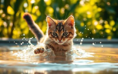 Mačka in voda – nekatere jo obožujejo!