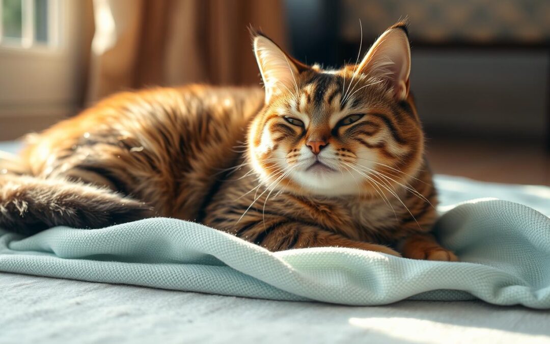 Hlajenje z mokro brisačo – pomaga mački v poletni vročini?