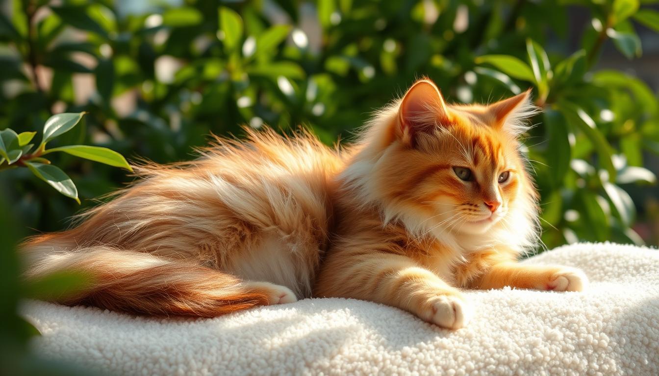 mačka poletje nega dlake