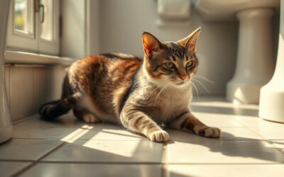 Zakaj mačka poleti pogosto obiskuje kopalnico?