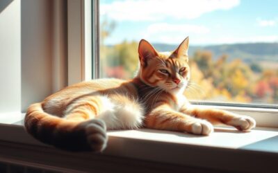 Zakaj mačke poleti rade počivajo na okenskih policah?