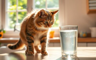 Kako spodbuditi mačko k pitju vode v vročini?