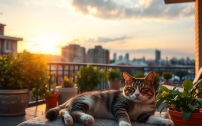 Mačji blog 22 Poletni počitek na balkonu – nasveti za varnost