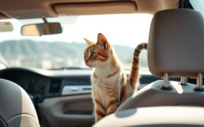 Potovanje z avtomobilom z mačko poleti – na kaj paziti?