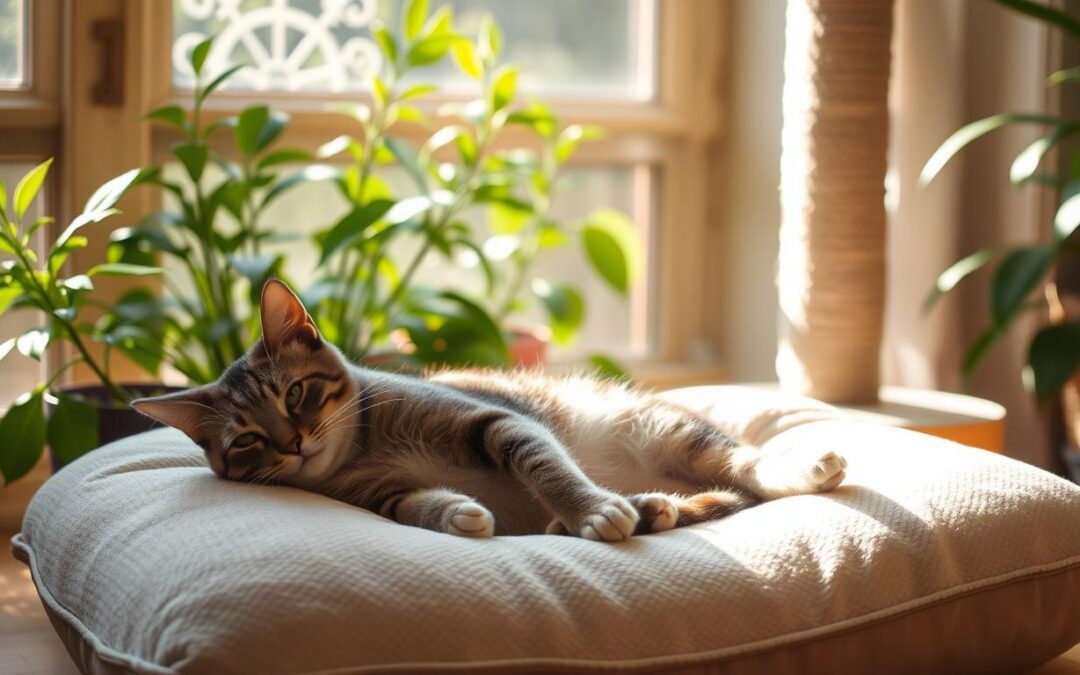 Kako vpliva sprememba dnevne rutine poleti na mačko?