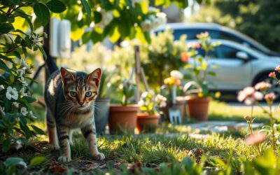 Mačji blog 17 Poletne nevarnosti za mačke – avtomobili, rastline, kemikalije