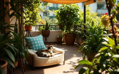 Senčna terasa za mačko – kako jo ustvariti?