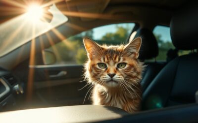 Pustiti mačko v avtu poleti – smrtno nevarno