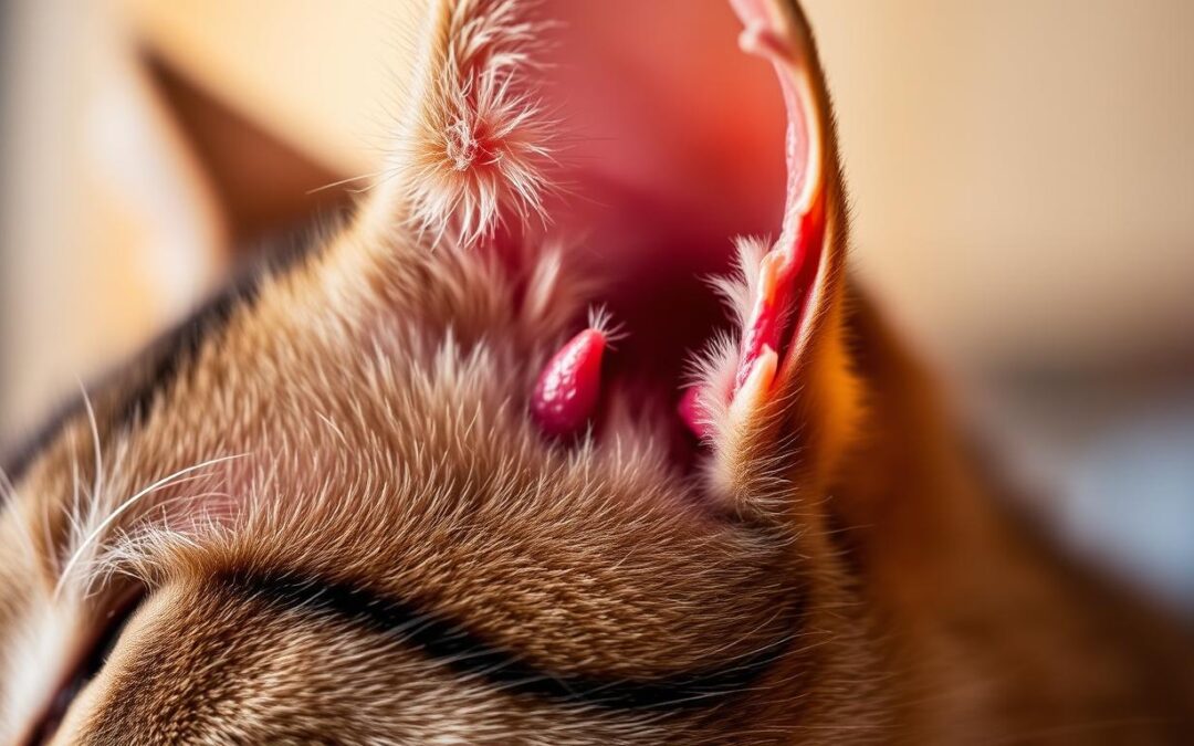 Vnetje ušesa pri mačkah – pogostejše poleti?