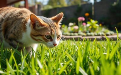 Mačji blog 23 Zakaj mačke poleti pogosteje jedo travo?